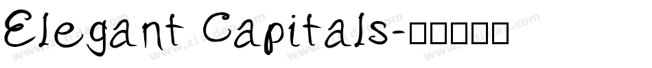 Elegant Capitals字体转换